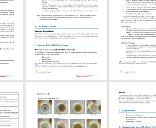 Notice d'utilisation Slake Test Notice d'utilisation Slake Test